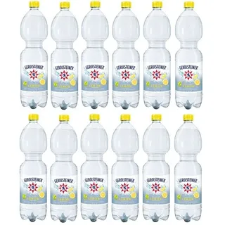 12 große Flaschen Gerolsteiner + Lemon Geschack  a 1,5 L Inkl. EINWEGPFAND