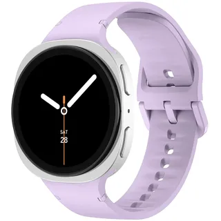 Silikon Sportarmband für Samsung Galaxy Watch 9 8/8 Classic 40mm 44mm 46mm Herren Damen,Weich Wasserdicht Silicone Band Sport Loop Einstellbar Ersatzarmband für Samsung Watch 9 8/8 Classic Strap
