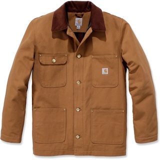 Carhartt Firm Duck Chore, Textiljacke - Braun - M