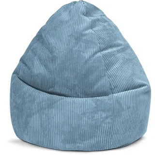 Sitting Point Sitzsack BeanBag Shara XXL - 300 Liter in Cord-Optik Petrol