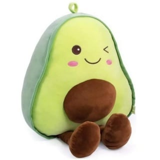 LENBEST Plüschfigur Plüschfigur Avocado-Plüschkissen - Geschenk, fruchtiges Design (1-St), Tolles Geschenk für Kinder, Mädchen, Jungen und Feiertage grün