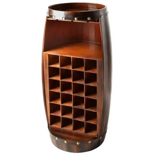 riess-ambiente Weinregal BODEGA 97cm coffee, Weinfass-Optik braun