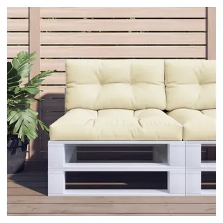 vidaXL Palettenkissen 80 x 40 cm Creme