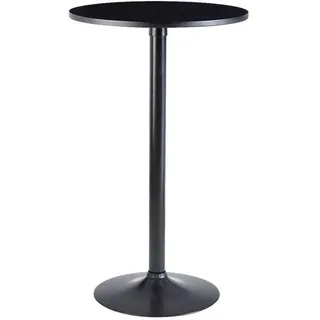 Wohnling Bistrotisch rund 60,0 x 100,0 cm Schwarz