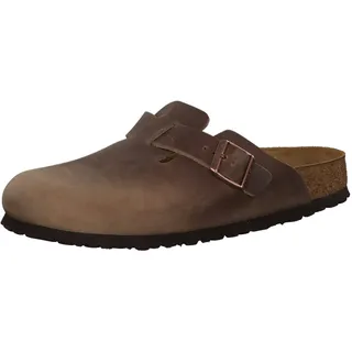 Birkenstock Boston Nubukleder geölt schmal tabacco brown 41