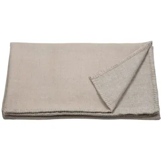 Generisch Babydecke Royal 100% Baby Alpaka - Doubleface Beige Taupe