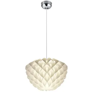 Trio Tilia 1-flg. Ø 40 cm weiß Kunststoff