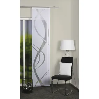 HOME WOHNIDEEN Schmidt Schiebevorhang Tibaso 57 x 175 cm Polyester Weiß