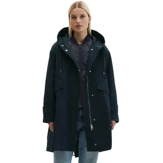 Marc O'Polo regular fit, Parka aus reiner Baumwolle. Marine, 34,