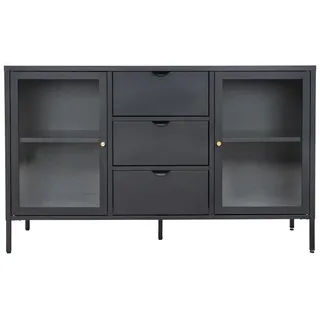 VCM Dalby 140 x 85 x 40 cm Schwarz
