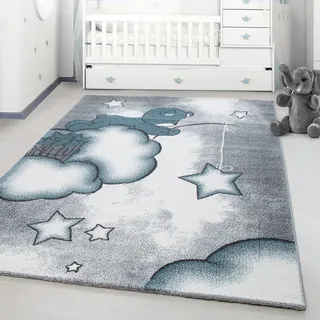 Ayyildiz Kids 580 Kinderteppich 140 x 200 cm Blau