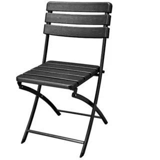 Perel Campingstuhl Klappstuhl Schwarz