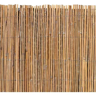 Estexo Bambusmatte Sichtschutzzaun Sichtschutz 150 cm x 5 m Bambus Windschutz (1,50m 5,00m)