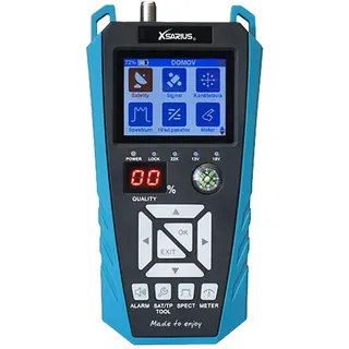 Xsarius Satmeter HD Easy Pro Ultra DVB-S2 / S2X Profi Messgerät