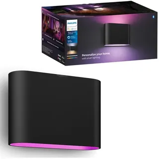 Philips Außenwandleuchte Metall 16,0 cm inkl. LED 10,2W schwarz