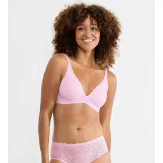 SLOGGI Zero Feel Bliss Push-Up BH Floral Pink XL