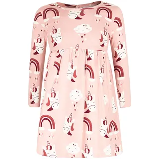 happy girls Sommerkleid HAPPY GIRLS "dress", Mädchen, Gr. 62, EURO-Größen, Stoff, rosa (dusty rose), Stoff, 100% Baumwolle, normal, Kleider Sommerkleid