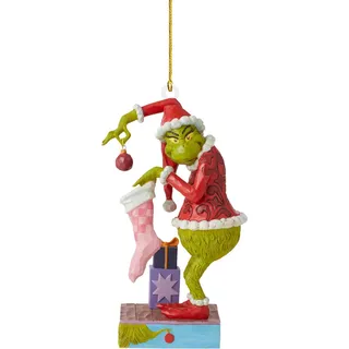 Grinch-weihnachtsbaumschmuck – Mehrfarbiges Kunstharz, 10 X 5 X 3 Cm – Festliche Dekoration Für Zuhause