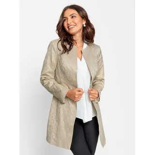 Witt Blusenblazer Longblazer braun 38