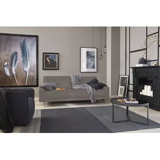 creation by rolf benz 3-Sitzer "CR.450, Designsofa, Loungesofa", beige (beigegrau 534, 26), B:204cm H:85cm T:95cm, Jacquard-Flachgewebe Diane 1 Q2 (55% Polyacryl 45% Polyester), CREATION BY ROLF BENZ, Sofas, Armlehne niedrig, Fuß chromfarben glänzend, Breite 204 cm
