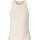 Halterneck Rib Top Vaporous Gray 38