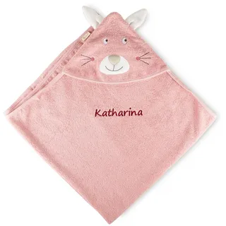 Sigikid Kapuzen-Badetuch mit Namens-Stickerei personalisierbar Babygeschenk
