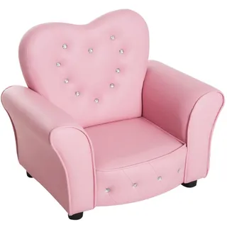 Homcom Kindersessel Prinzessin rosa