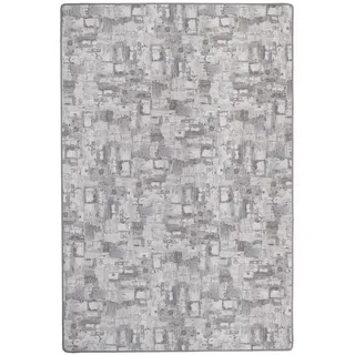 Snapstyle Designer-Teppich 100 x 200 cm Silber