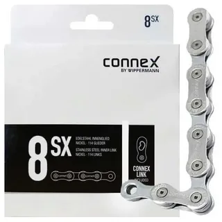 Connex 8SX 1/2" x 3/32" 114 Glieder Silber