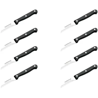 JUSTINUS Schälmesser 8er Set KÜCHENCHEF, L 18 cm - Edelstahl - Bakelitgriff - 8er Set