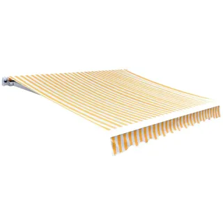 deluke Markisenbespannung 300 x 250 cm gelb-weiß