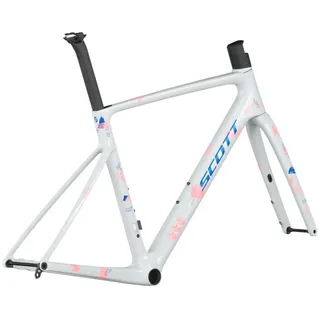 Scott Addict RC Team HMX 28'' 2026 Rahmenset-Weiss-L
