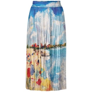 Rich & Royal A-Linien-Rock Printed Plissee Skirt S