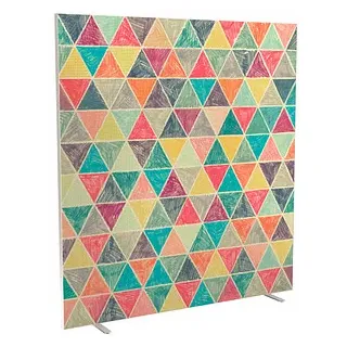 PAPERFLOW Trennwand easyScreen Vintage, 62351 bunt 160,0 x 173,4 cm, 1 St.