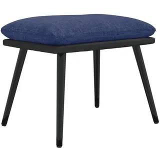 vidaXL Fußhocker 45 x 29,5 x 35 cm Blau