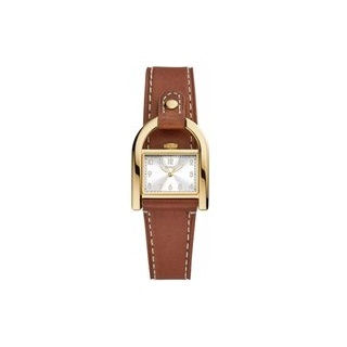 Fossil Uhr - Harwell Three-Hand Medium Brown Leather Watch - Gr. unisize - in Braun - für Damen