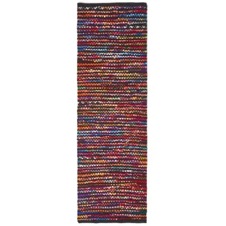 Homescapes Folk Flickenteppich-Läufer 66 x 200 cm Mehrfarbig