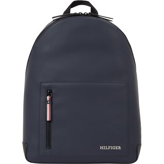 Tommy Hilfiger Herren Rucksack Pique Backpack Handgepäck, Mehrfarbig (Space Blue), Onesize