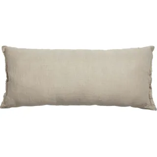 Linka Kissen 40 x 90 cm beige aus Leinen