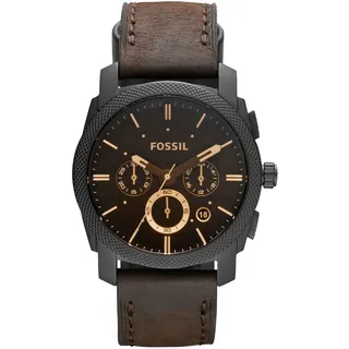Fossil Machine Leder 42 mm FS4656