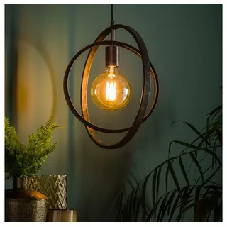 famlights Pendelleuchte famlights, Pendelleuchte Henrik in Grau E27 grau
