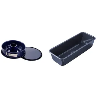 Dr. Oetker Springform Ø 26 cm Back-Liebe Emaille Mit Flach- und Rohrboden & Kastenform 30 cm - Schnitt- & Kratzfeste Backform Mit Antihaft-Beschichtung