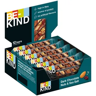Be-Kind Dark Chocolate Nuts & Sea Salt Nussriegel 12 Riegel, 12 St.