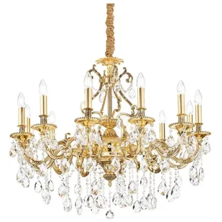 Ideal Lux Gioconda 12-flg. Ø 90 cm goldfarben