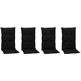 BEO Sitzauflage 4 St. 120 x 50 x 5 cm anthrazit