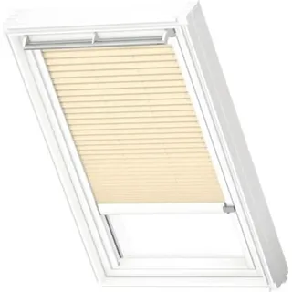 VELUX Plissee Cremebeige 1278, PK06 1278KWL (Farbe: - 1278KWL, Farbe Schiene: