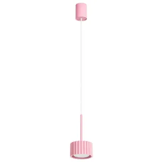 SOLLUX lighting Hängeleuchte Pendelleuchte AURA 1 rosa Gx53, Nicht enthalten rosa