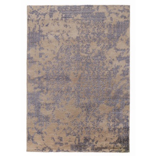 Musterring Wollteppich, Blau, Creme, Textil, Uni, rechteckig, 70x140 cm, in verschiedenen Größen erhältlich, Teppiche & Böden, Teppiche, Orientteppiche