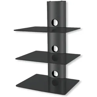 Multimedia Wandregal DRS 103 - Belastbarkeit max 10kg/Boden - schwarz