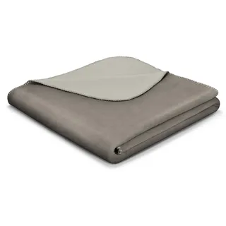 Biederlack DALORA Wohndecke 150 x 200 cm Taupe/Sandfarben